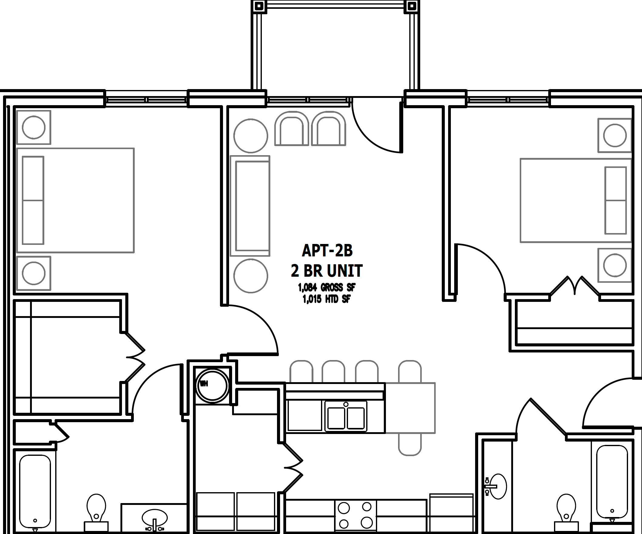 Floorplan for unit