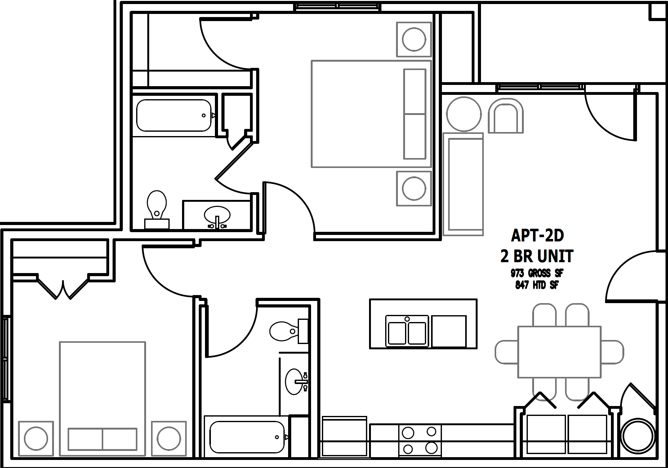 Floorplan for unit